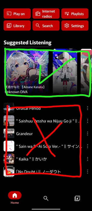(SP) Suggested Albums screenshot 1