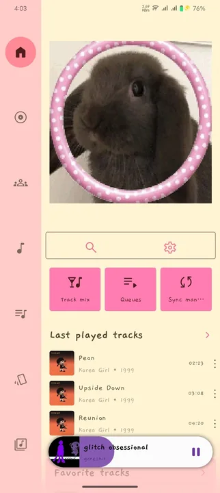 Pink cutesy theme screenshot 1