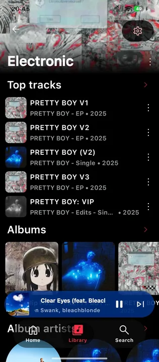 Apple Music style (iOS 26 Dark ver.) screenshot 4
