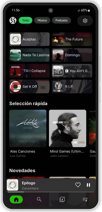 Espotify screenshot 1