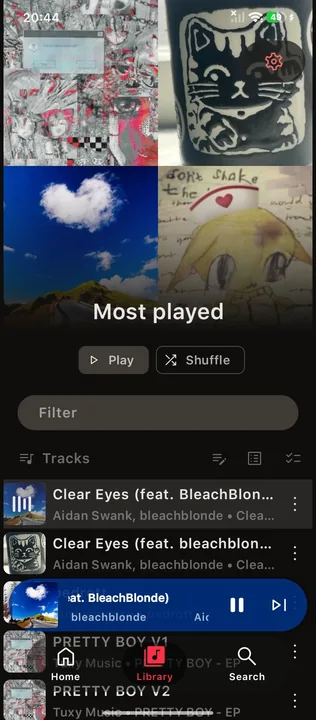 Apple Music style (iOS 26 Dark ver.) screenshot 6