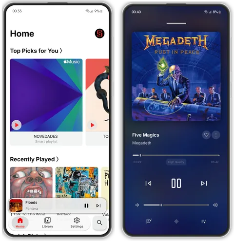 Apple Music Interface screenshot 1