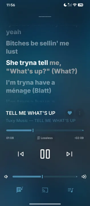 Apple Music style (iOS 26) screenshot 3