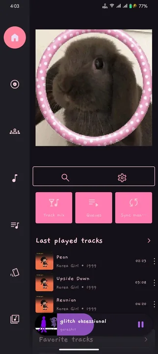 Pink cutesy theme screenshot 2