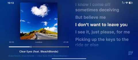 Apple music now playing screen (iOS 26) screenshot 3