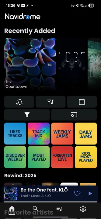 Navidrome Sleekness screenshot 1