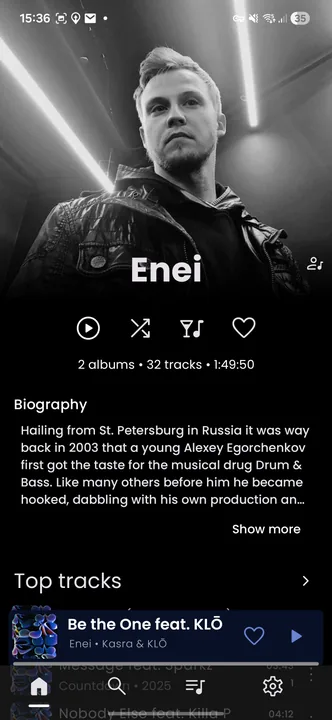 Navidrome Sleekness screenshot 3