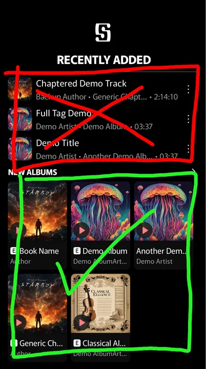 (SP) Recently added albums screenshot 2