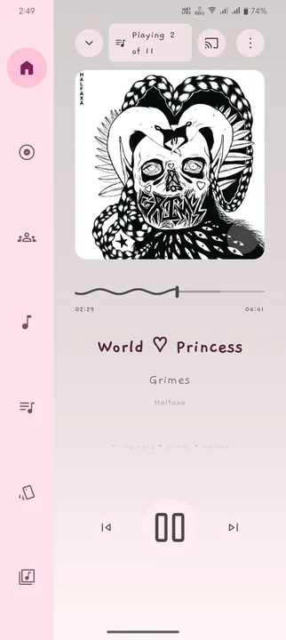 Pink cutesy theme screenshot 3