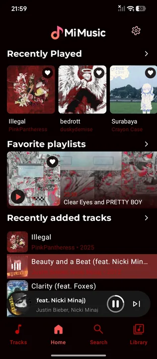 Mi Music but Better screenshot 1
