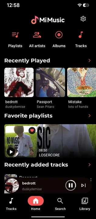 Mi Music but Better screenshot 1