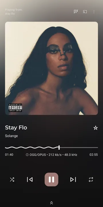 Simple + Minimal Theme (Inspired by Tidal and Spotify) screenshot 1