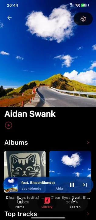 Apple Music style (iOS 26 Dark ver.) screenshot 5