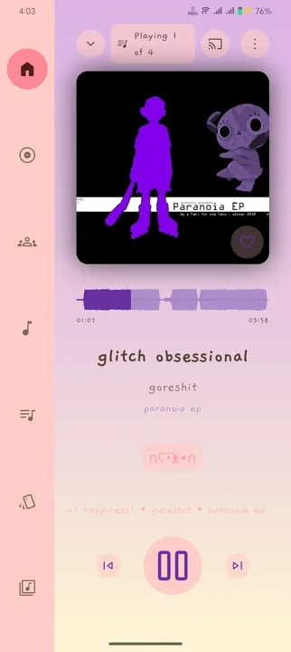 Pink cutesy theme screenshot 7