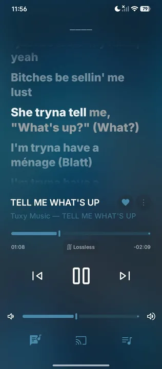 Apple Music style (iOS 26) screenshot 3